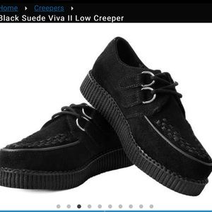 Black suede creepers🖤